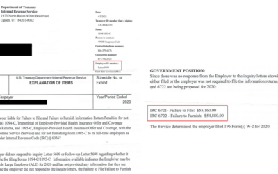 Civil Penalties – ALEs Fail to File/Furnish Forms 1094/1095C